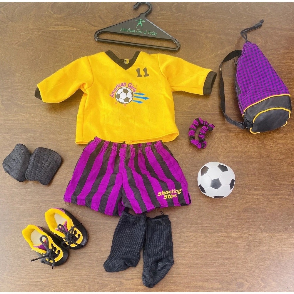 Soccer Gear Set American Girl Doll of Today Shooting Stars Pleasant Company AGoT
